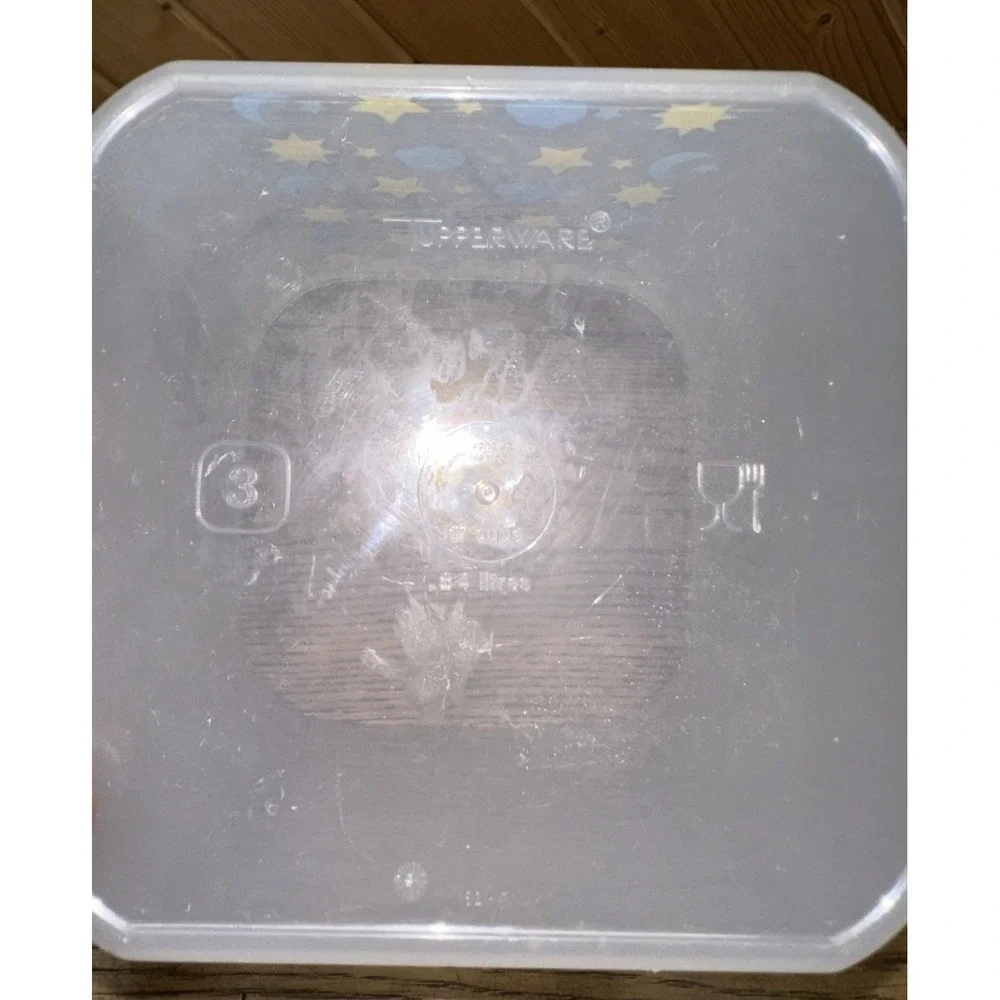 Tupperware Modular Mates Baby Nursery Design Sun Moon Stars Large With‎ Lid